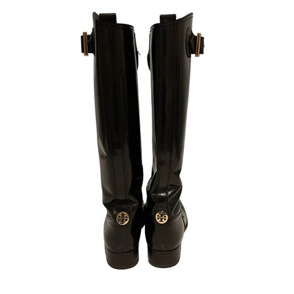Tory Burch Marco Brown Leather Riding Boots Size 7.5 - Picture 4 of 11